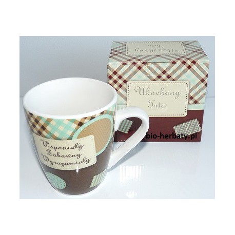Kubek ceramiczny "UKOCHANY TATA", 300 ml