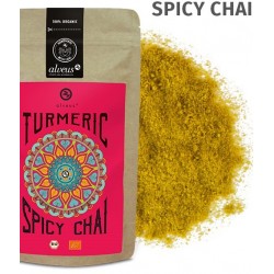 ALVEUS Turmeric Kurkuma Spicy Chai cynamon imbir matcha kardamon gałka muszkatałowa goździki cena sklep